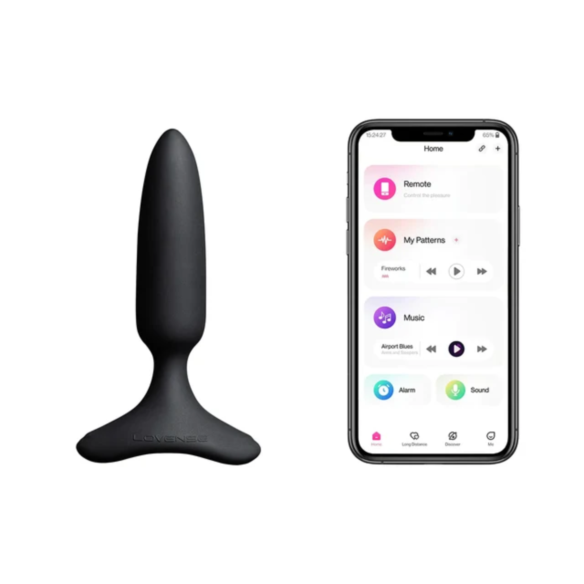 Lovense Hush 2 ferngesteuerter, per App steuerbarer 1" Analplug, Schwarz Zweitbild