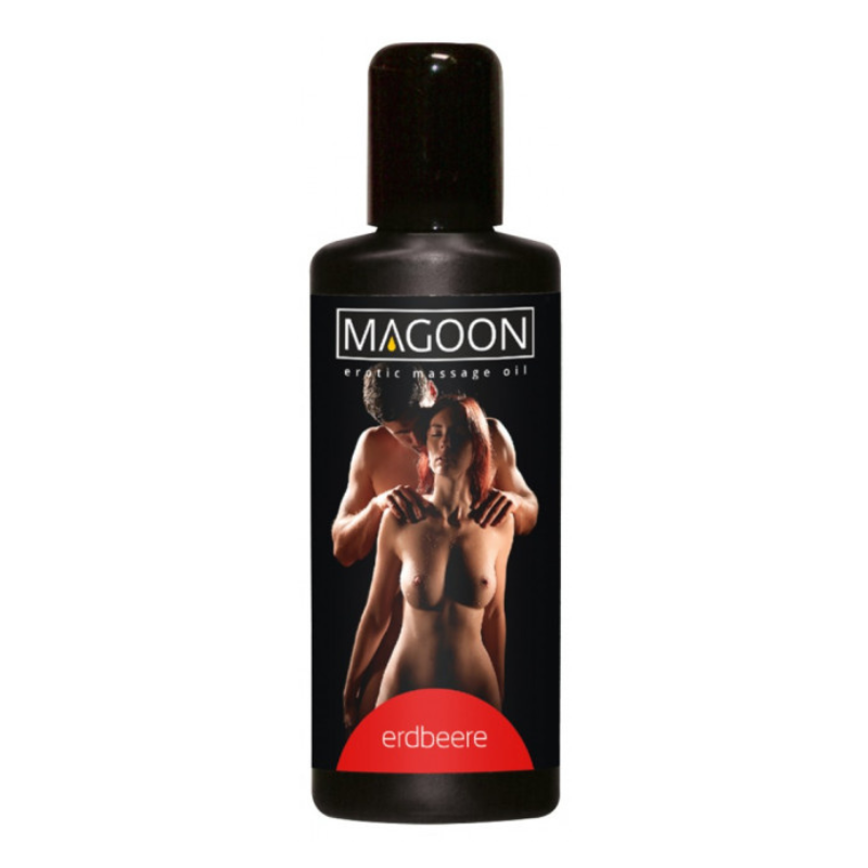 Magoon Erotic Massage Oil Erdbeere 100ml Strawberry scent massage oil Hauptbild