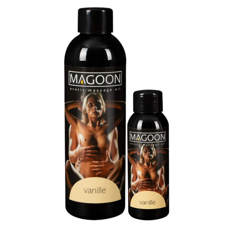 Magoon Erotic Massage Oil Vanille 200ml and 50ml bottles Hauptbild