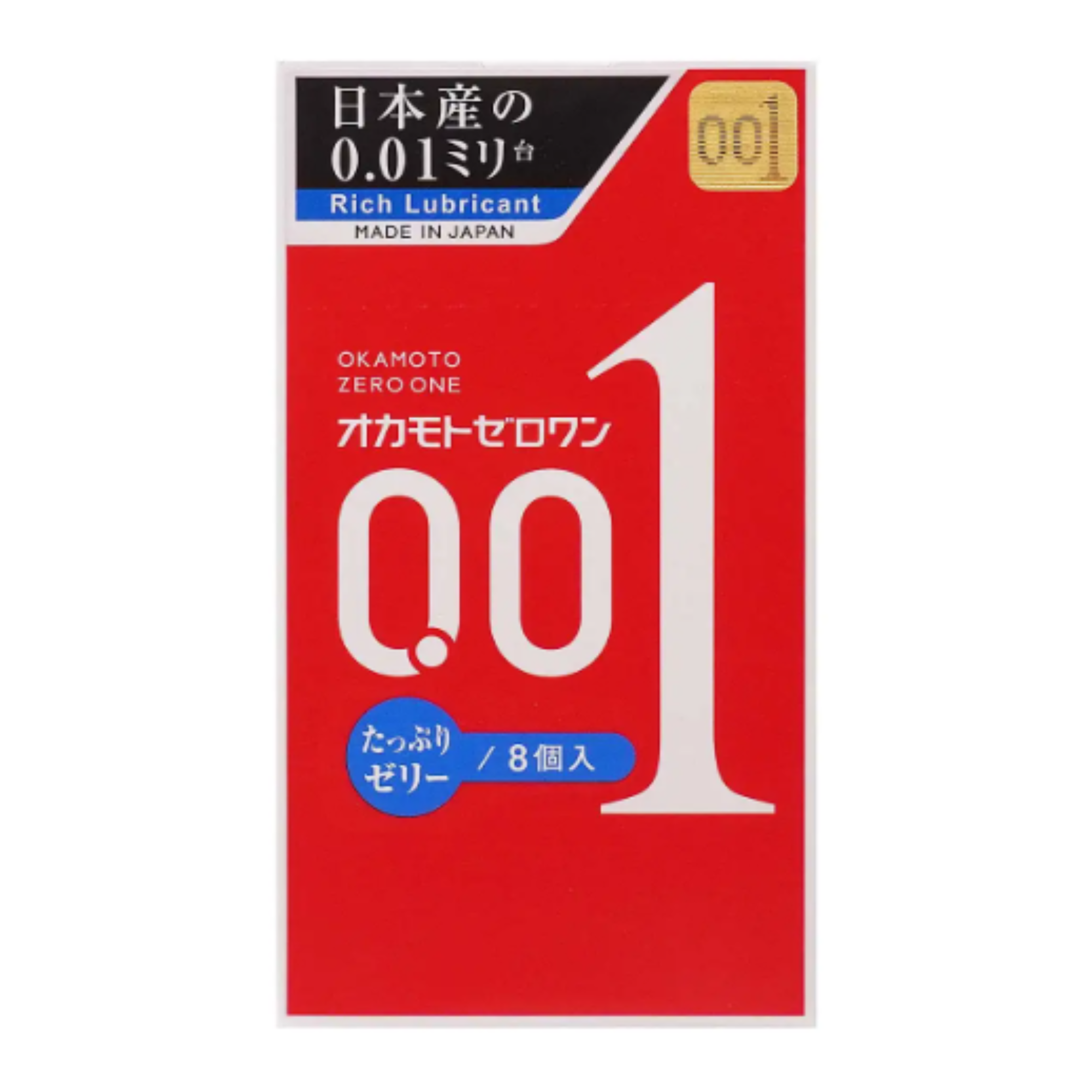 Okamoto 001 reichhaltiges Gleitmittel, 8er-Pack Zweitbild