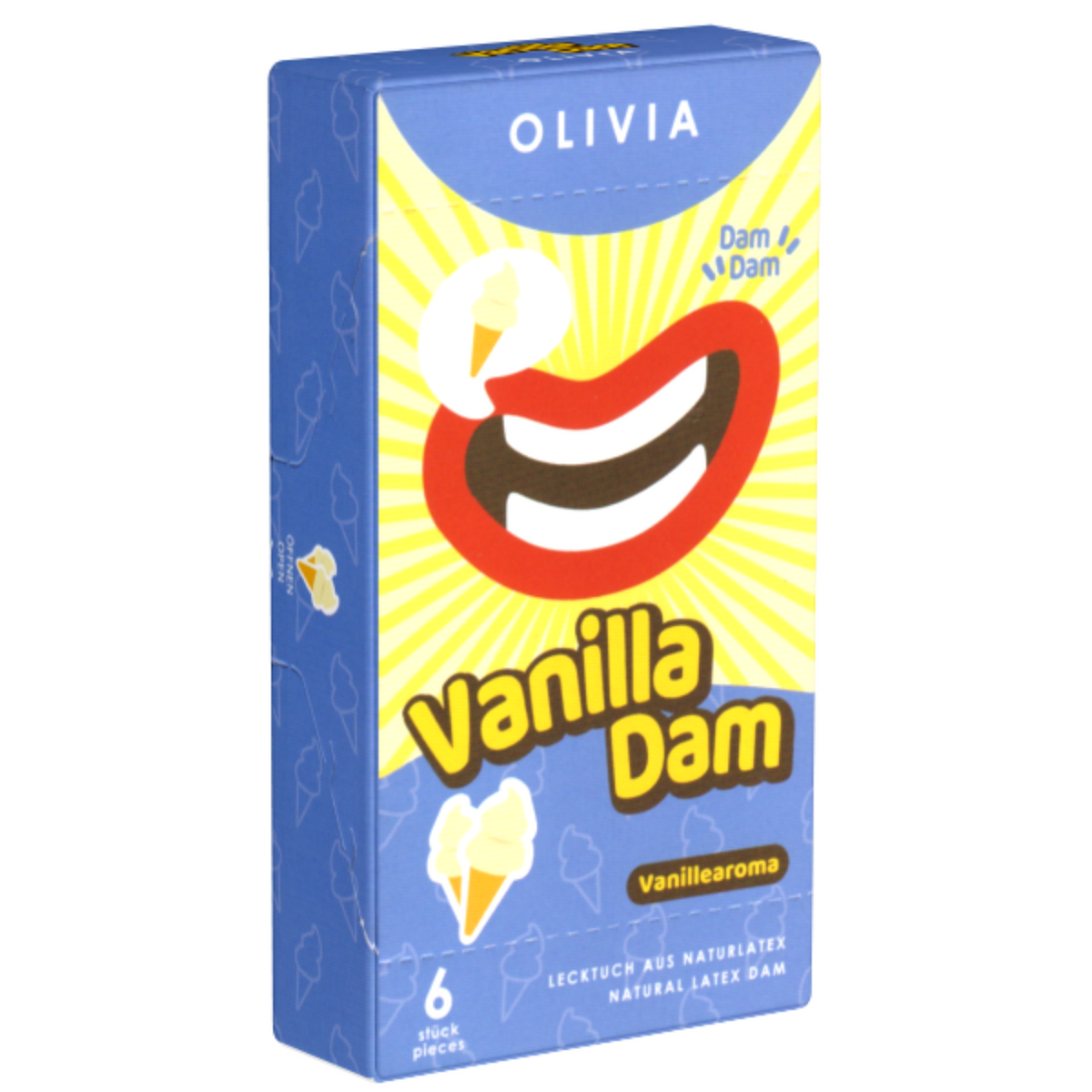 Olivia Vanilla Dams Pack 6 | WorldCondoms Hauptbild