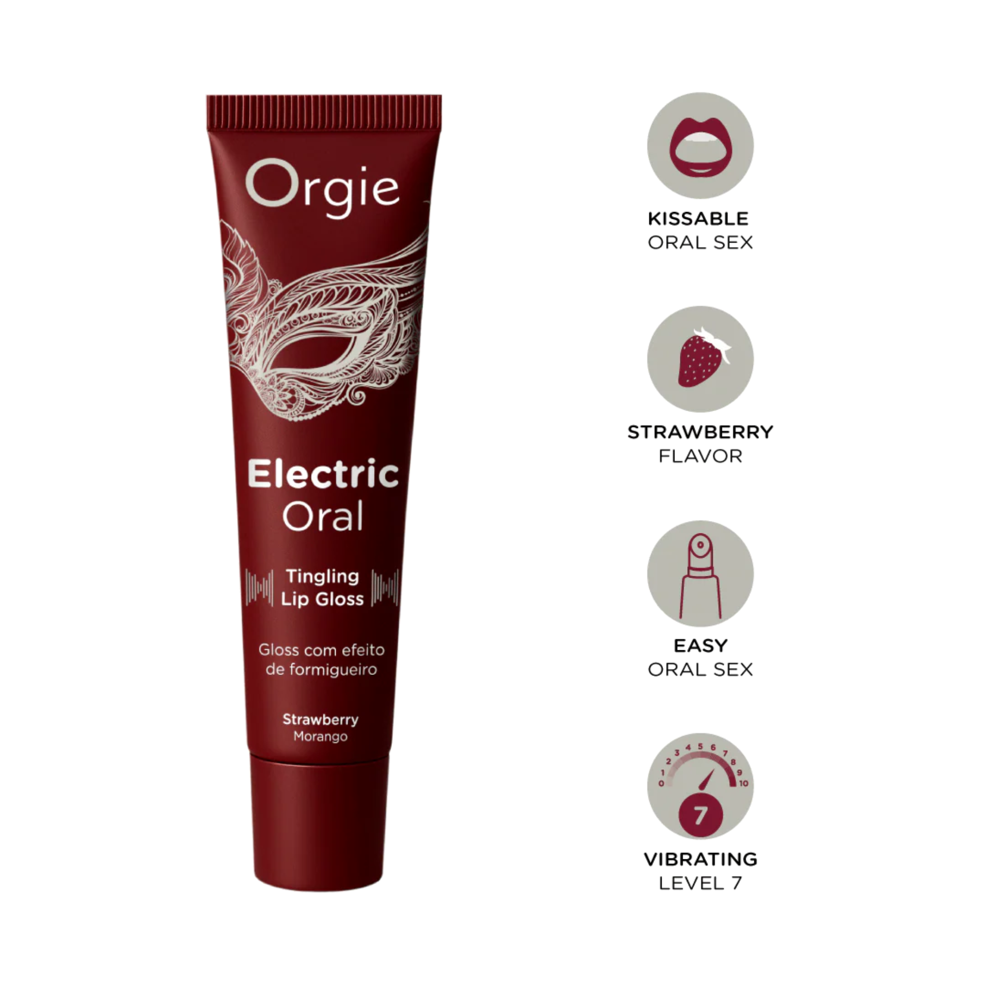 Orgie Electric Oral prickelnder Lippenglanz Erdbeere 10 ml Zweitbild