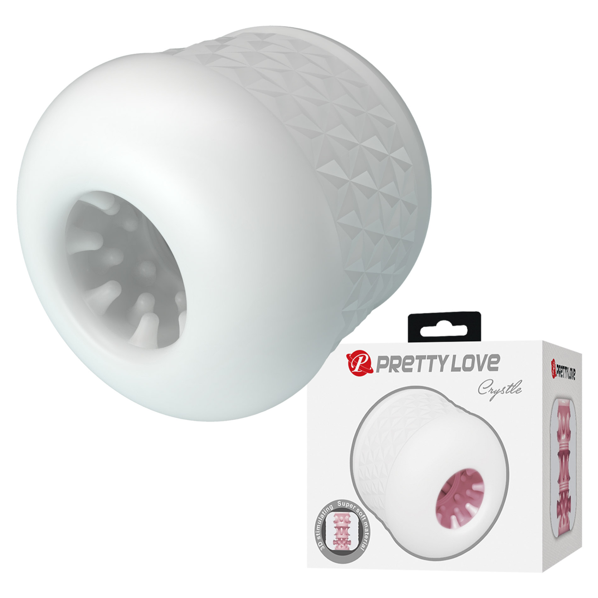 Pretty Love Crystle White Masturbator für Männer Zweitbild