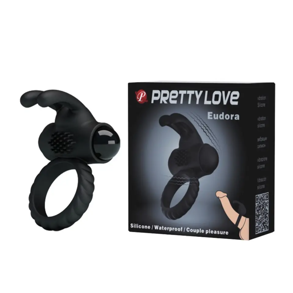 Pretty Love Eudora Vibrating C-Ring | WorldCondoms Hauptbild