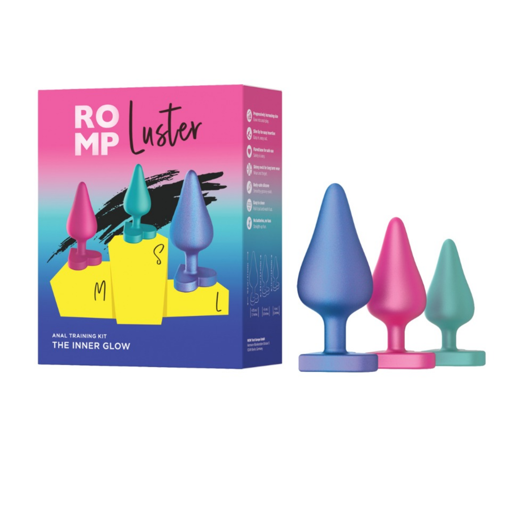 ROMP Luster-Butt-Plug-Trainingsset Zweitbild