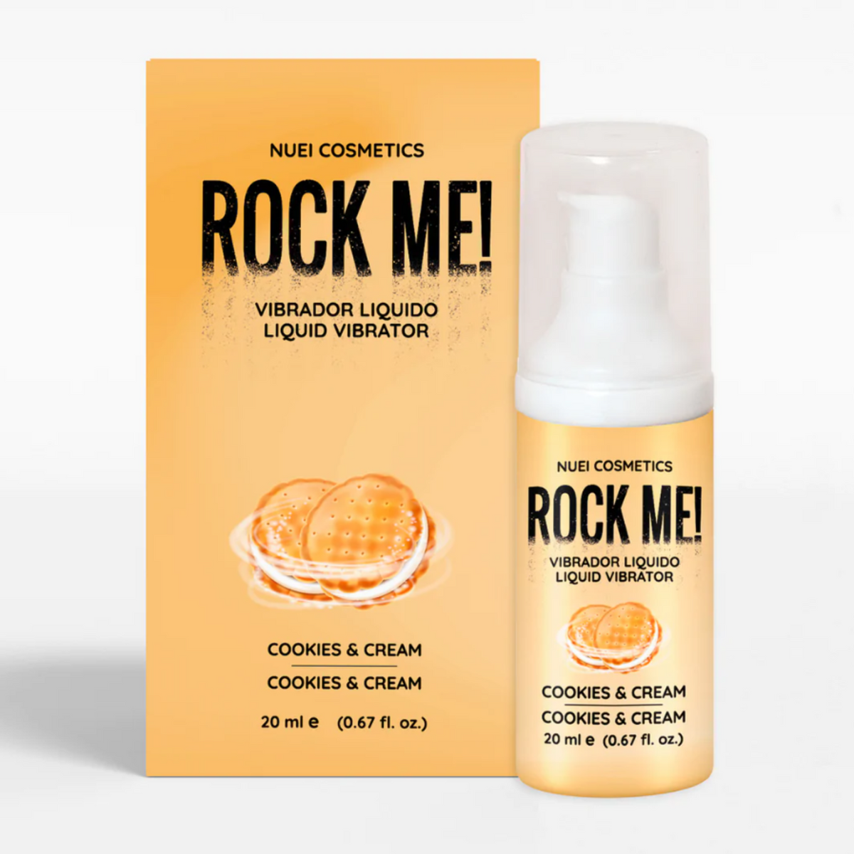 Rock Me Liquid Vibrator Cookies and Cream 0.67 fl.oz Hauptbild