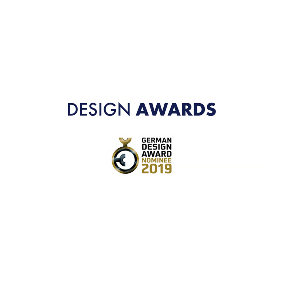 Graphic showing the German Design Award Nominee 2019 emblem for the Satisfyer Pro 2 Generation 2.
