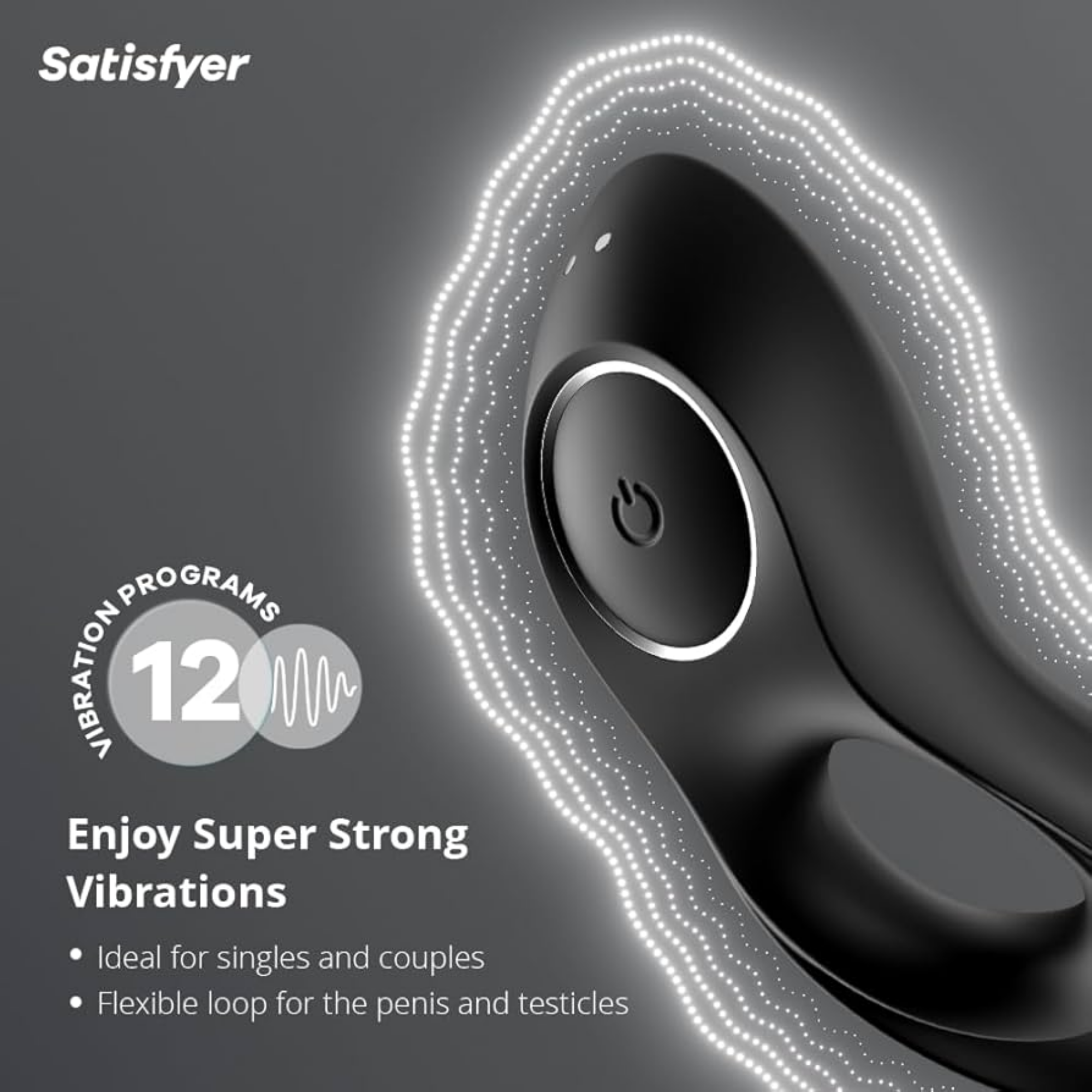 Satisfyer Legendary Duo C-Ring Black Zweitbild