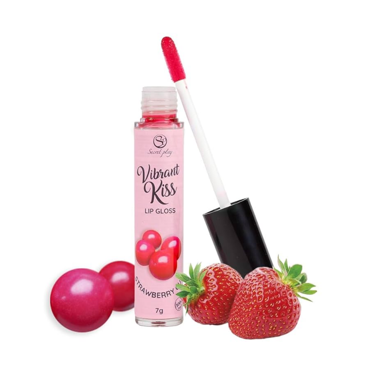Secret Play Lip Gloss Vibrant Kiss Strawberry Gum 0.24 oz Hauptbild