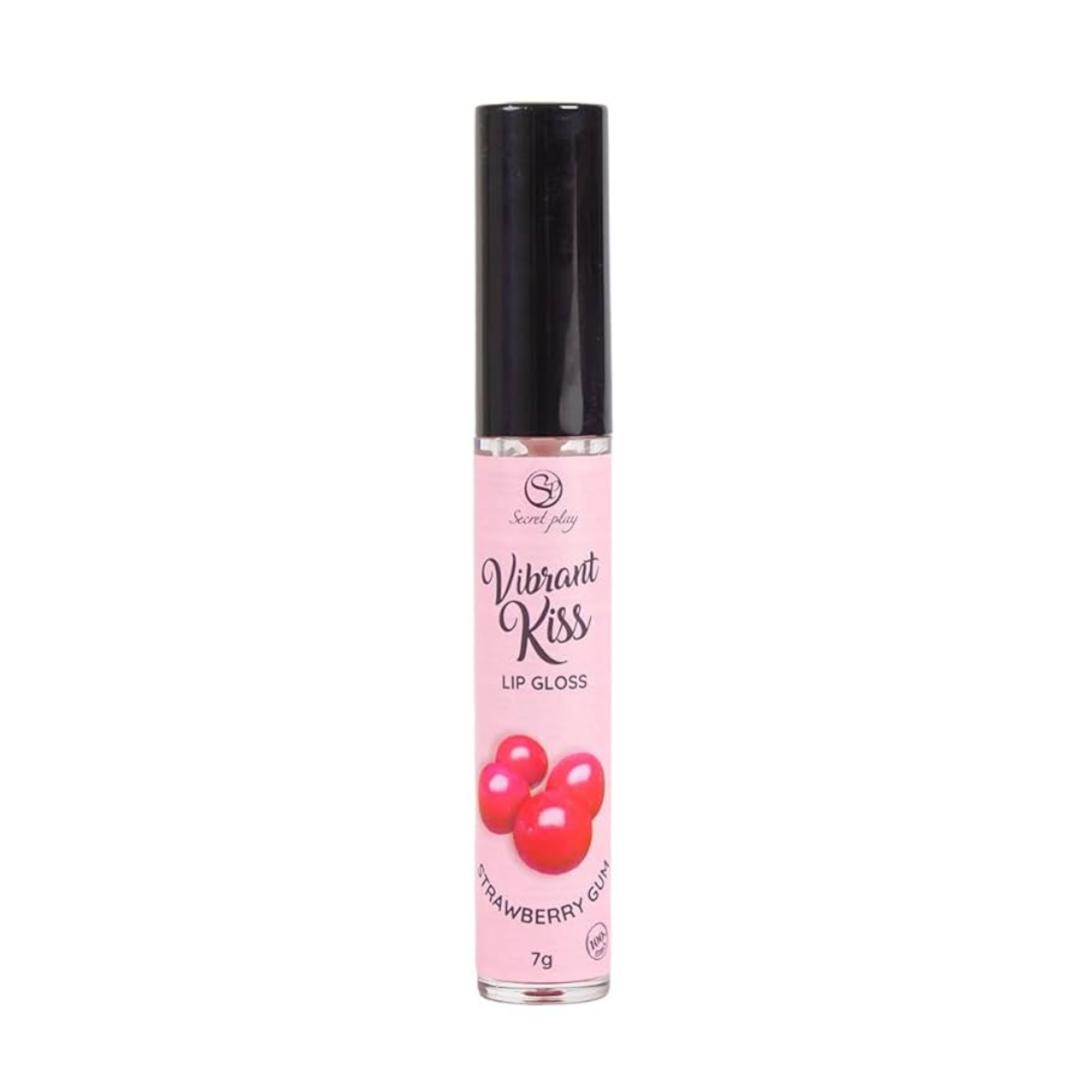 Secret Play Lipgloss Vibrant Kiss Erdbeere-Kaugummi 0.24 oz Zweitbild