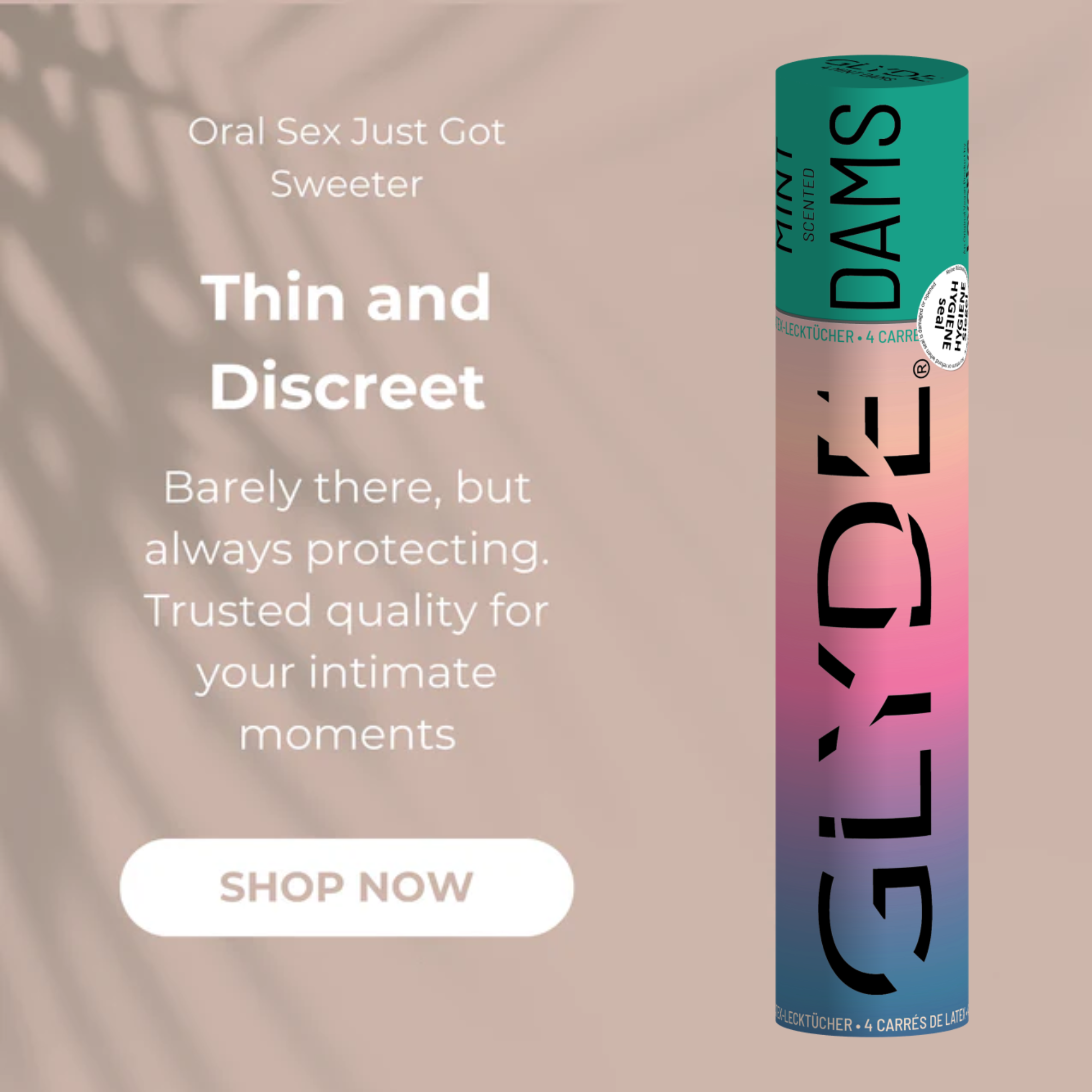 Sheer Glyde Dams Mint Box 4 Zweitbild