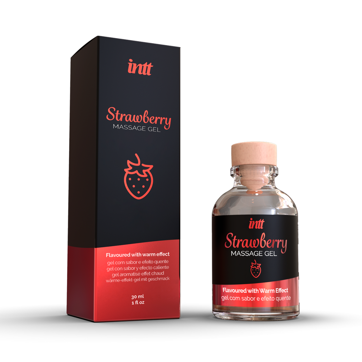 intt Strawberry Kissable Massage Gel 1 fl.oz Hauptbild