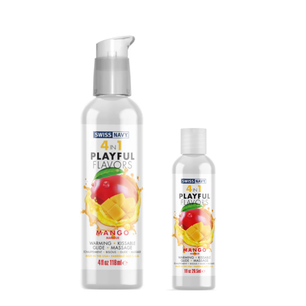 Swiss Navy 4 in 1 Playful Flavors Mango Front Hauptbild