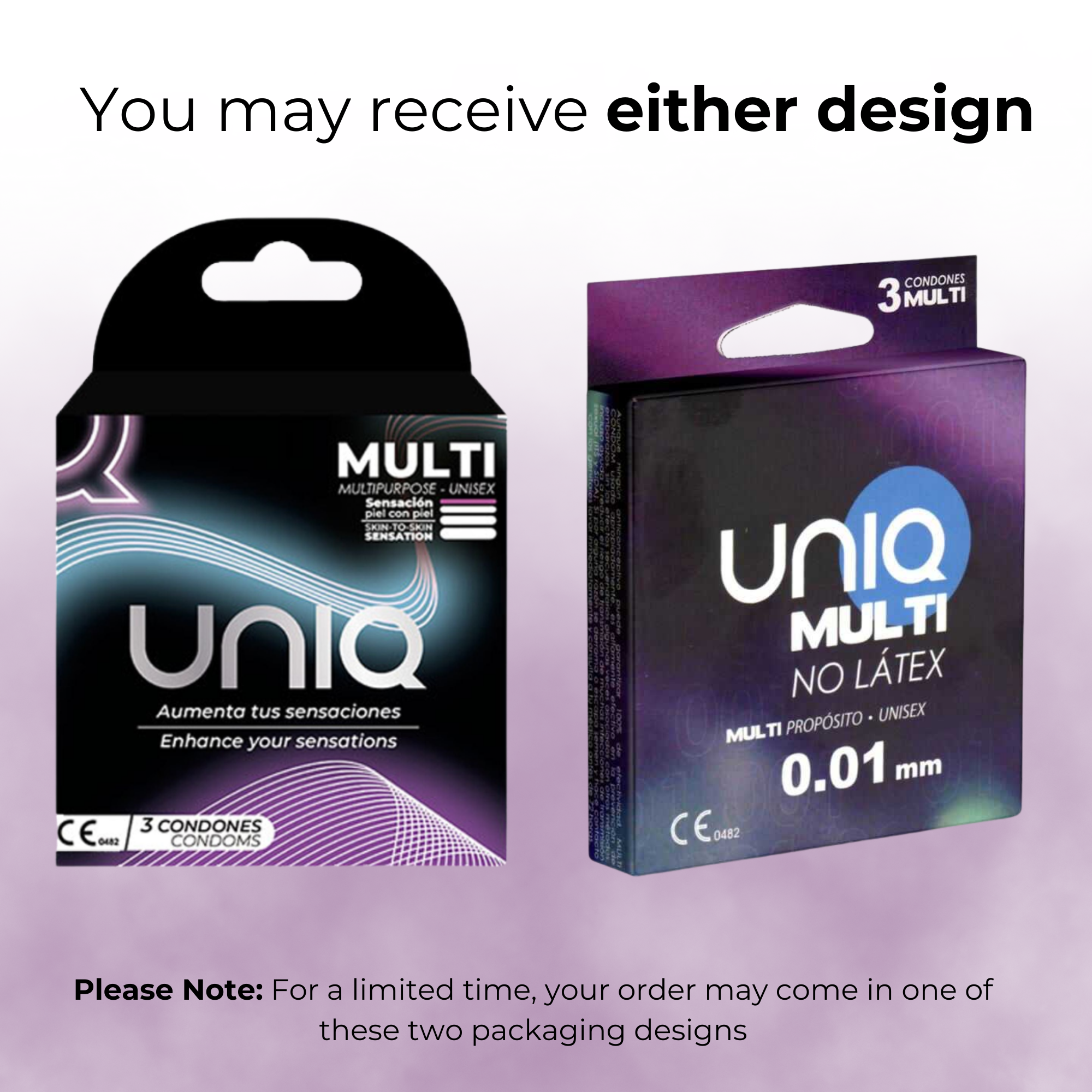 Uniq Multi Non Latex 001 3er Pack Zweitbild