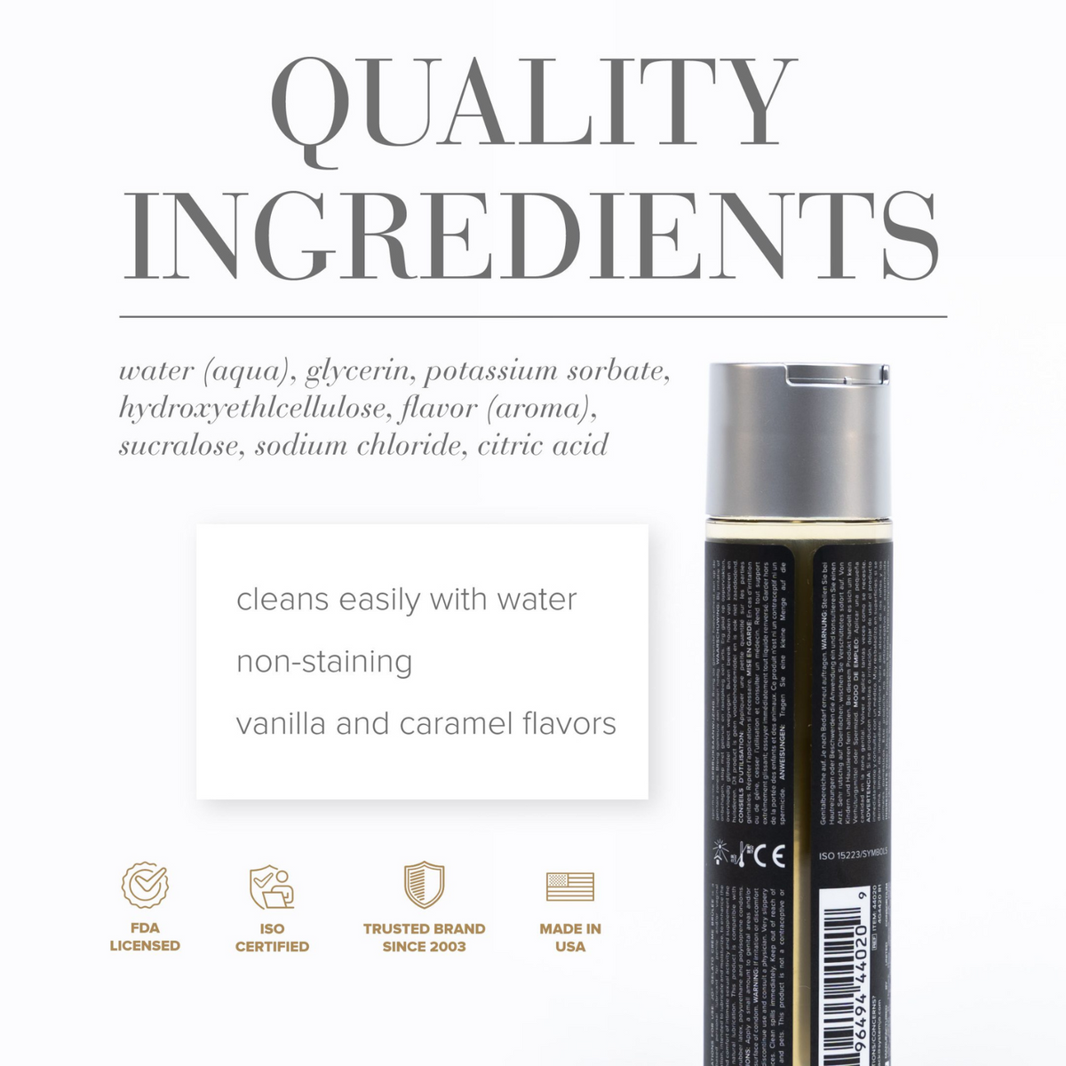 JO Gelato Creme Brulee Lubricant Water-Based - quality