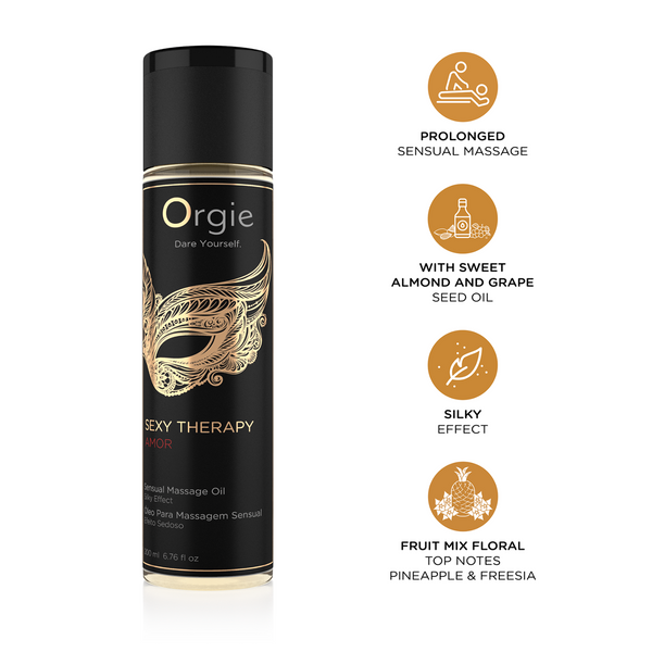 Orgie Sexy Therapy Amor Massage Oil 200ml
