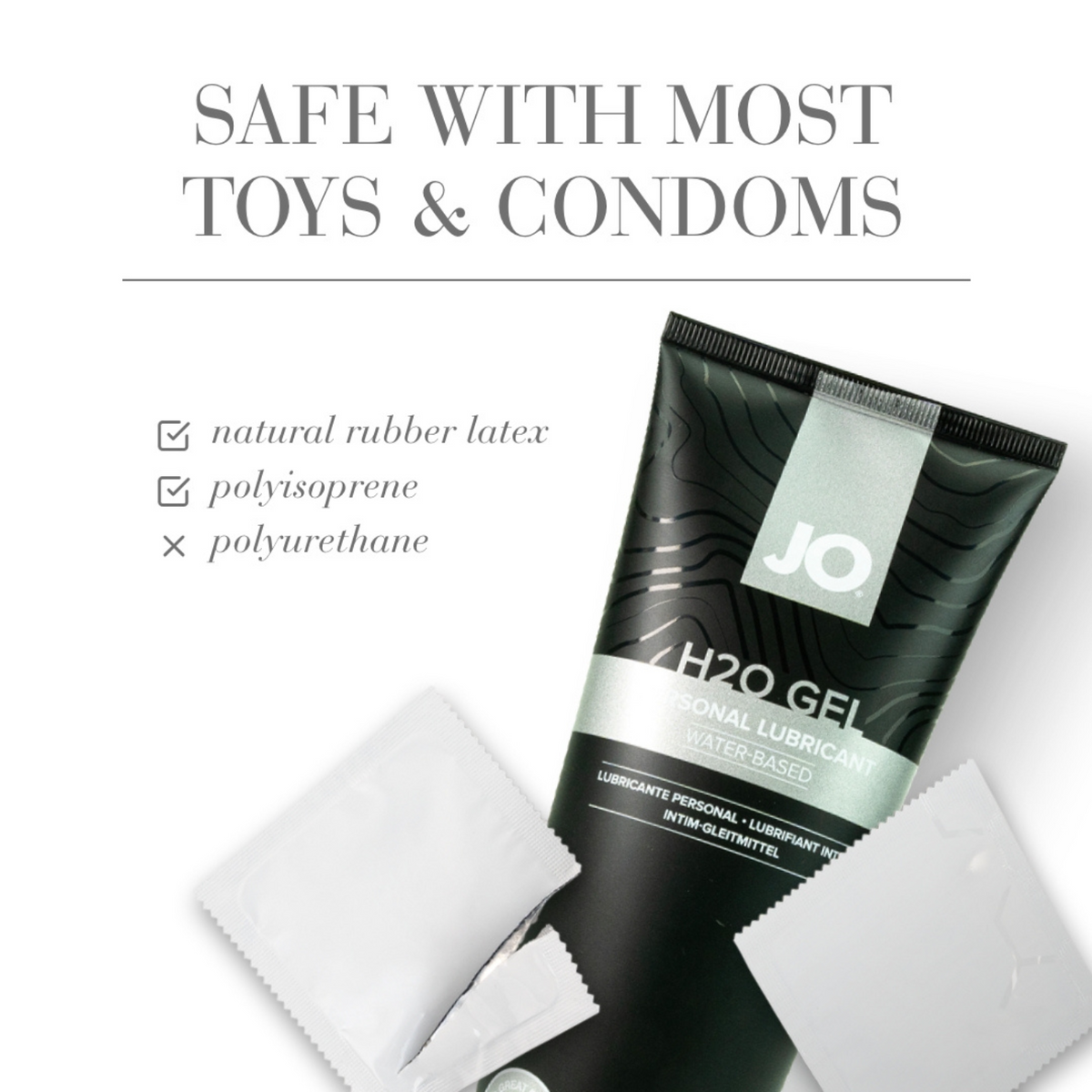JO H2O Gel Original Lubricant Water-Based - safe to use