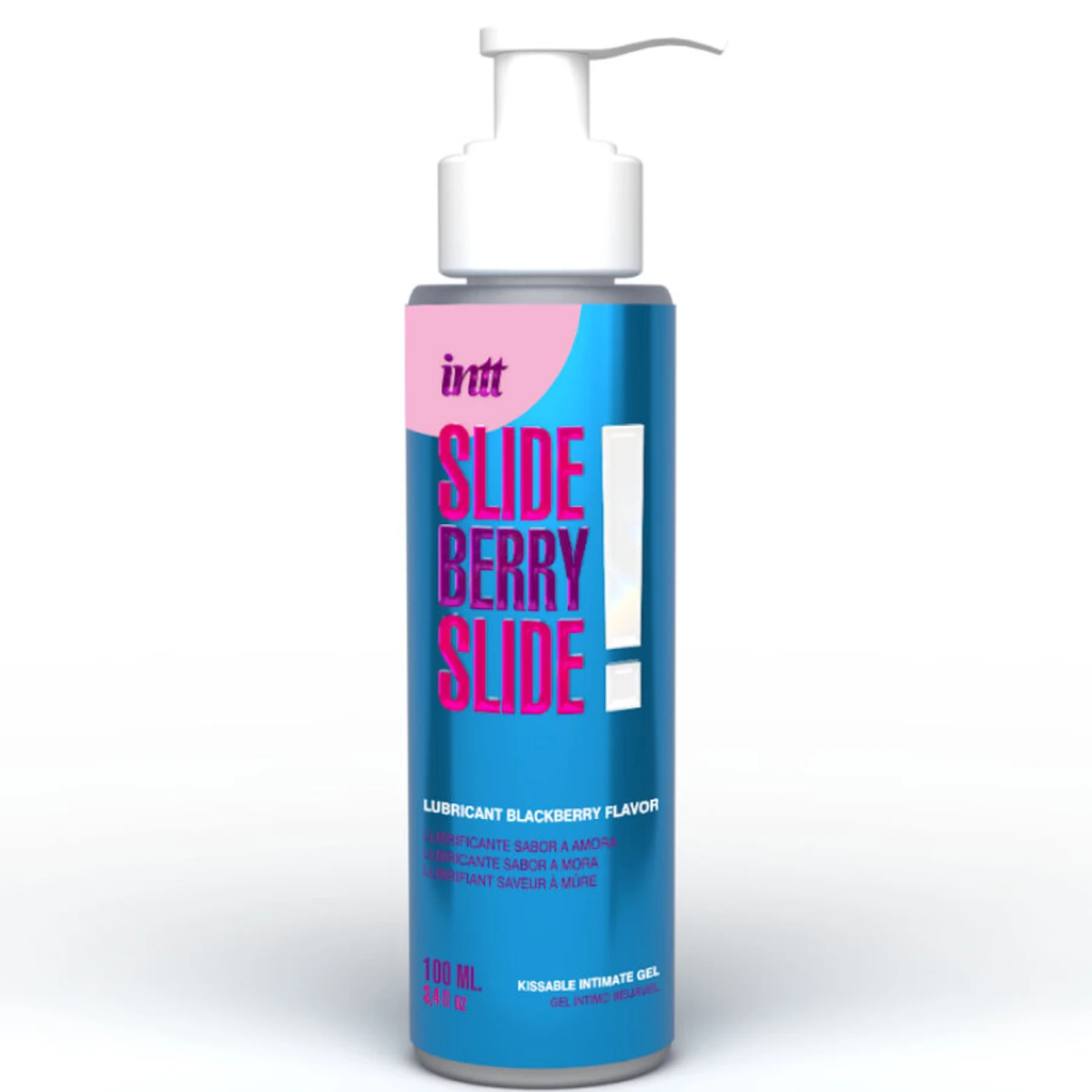 intt Slide Berry Slide Kissable Intimate Gel in Blackberry flavor, 100 ml pump bottle. Hauptbild
