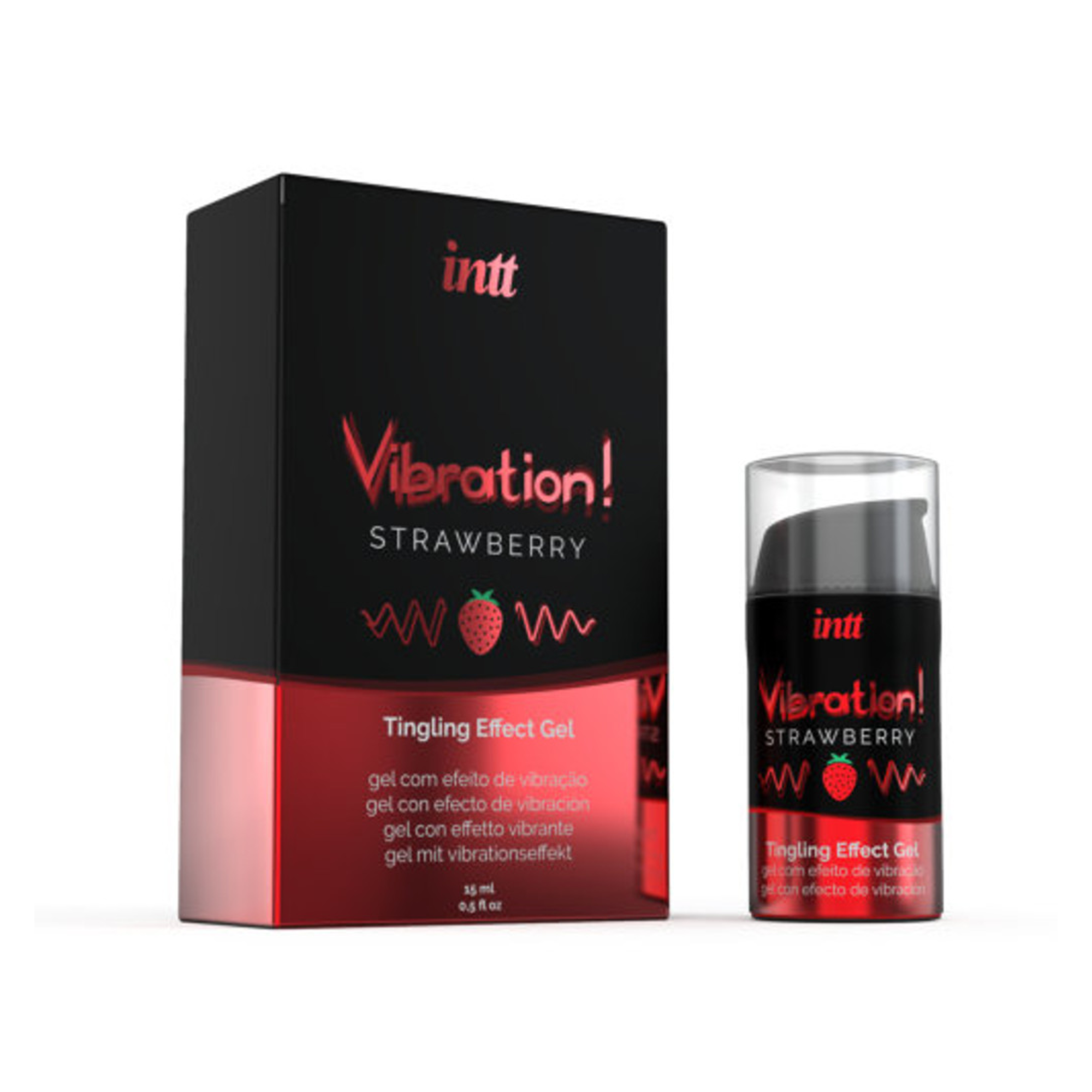 intt Strawberry Liquid Vibration 0.5 fl oz Zweitbild