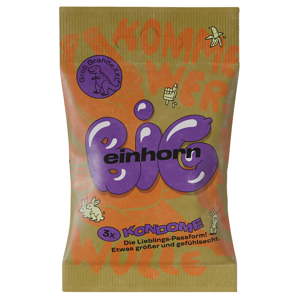 Einhorn Big Pack 3 | WorldCondoms Hauptbild
