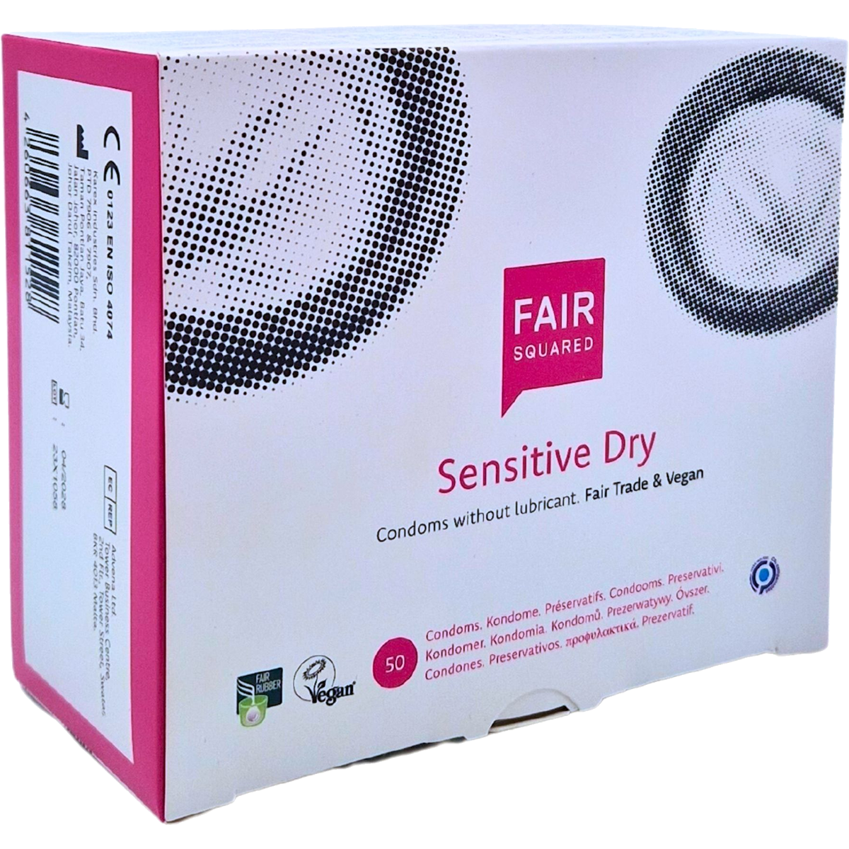 Fair Squared Sensitive Dry Box 50 | WorldCondoms Hauptbild
