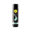 A small, black bottle of pjur AQUA Panthenol water-based personal lubricant 100ml is isolated against a white background.