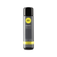 A gray bottle of Pjur Basic Silicone lubricant is isolated on a white background.