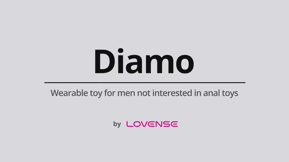 A video of Lovense Diamo App-Controlled Vibrating Cock Ring Black.