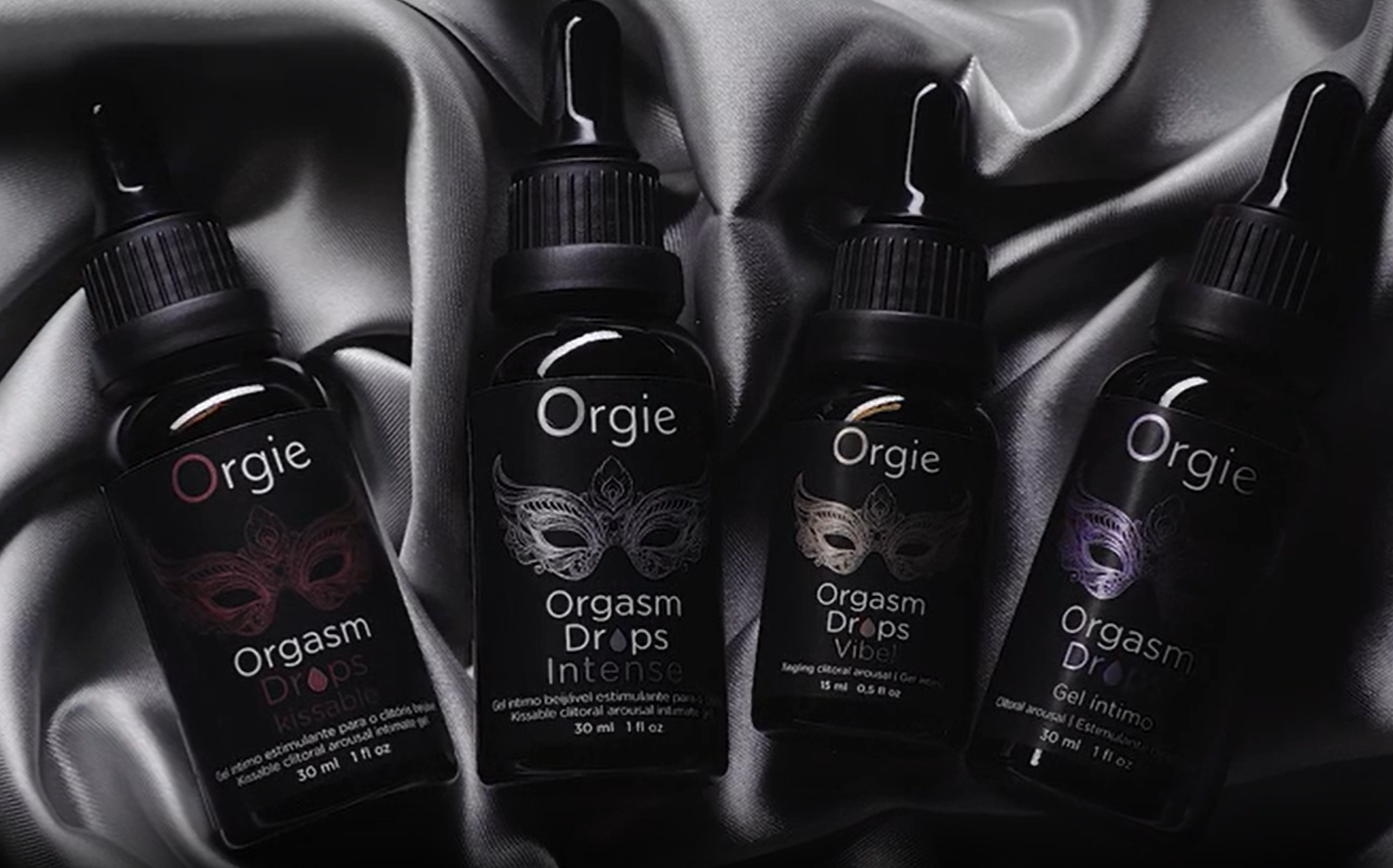 Orgie Orgasm Drops Vibe! Tingling Clitoral Arousal