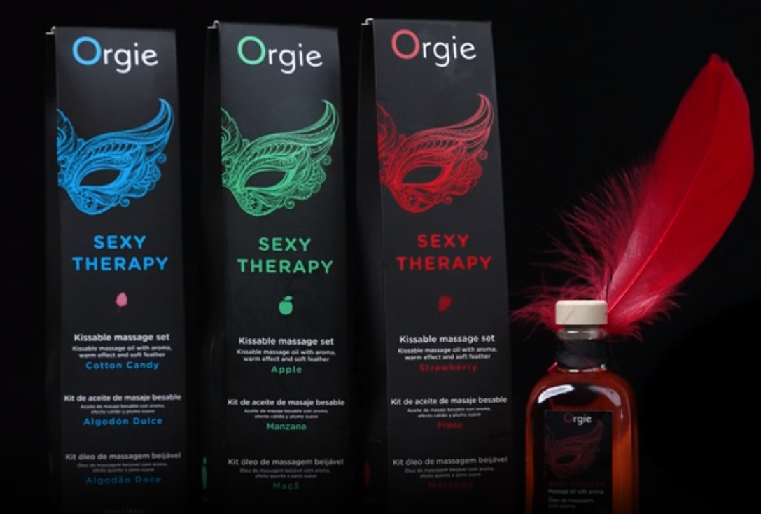 Orgie Sexy Therapy Massage Kit Strawberry 100ml