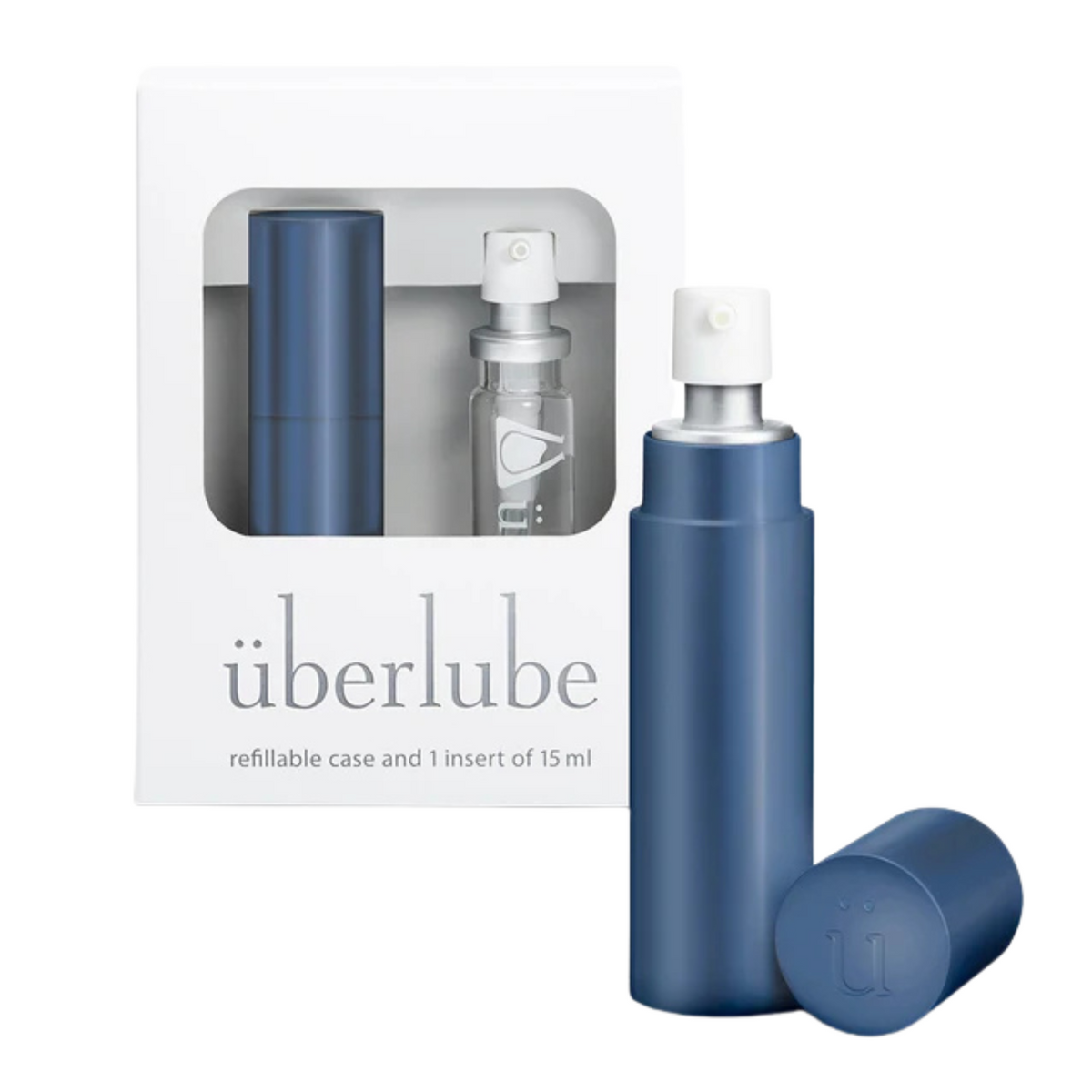 überlube Nachfüllbare Hülle & 1 Einsatz 15ml