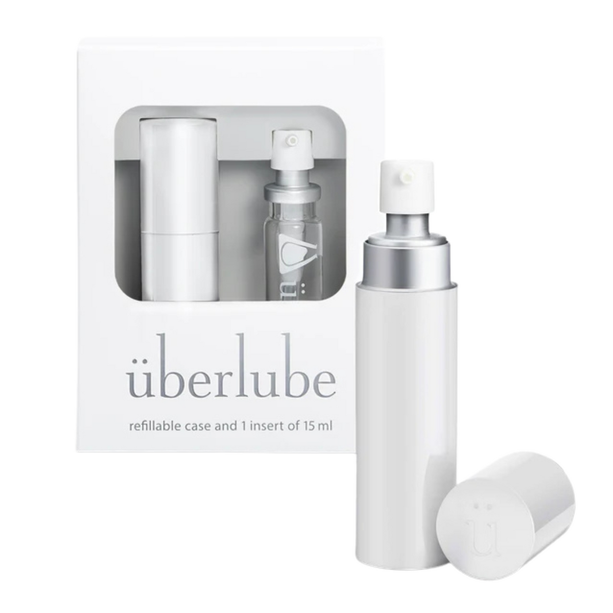 überlube Nachfüllbare Hülle & 1 Einsatz 15ml