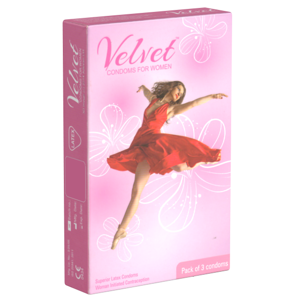 Velvet Condoms For Women Box 3 | WorldCondoms Hauptbild