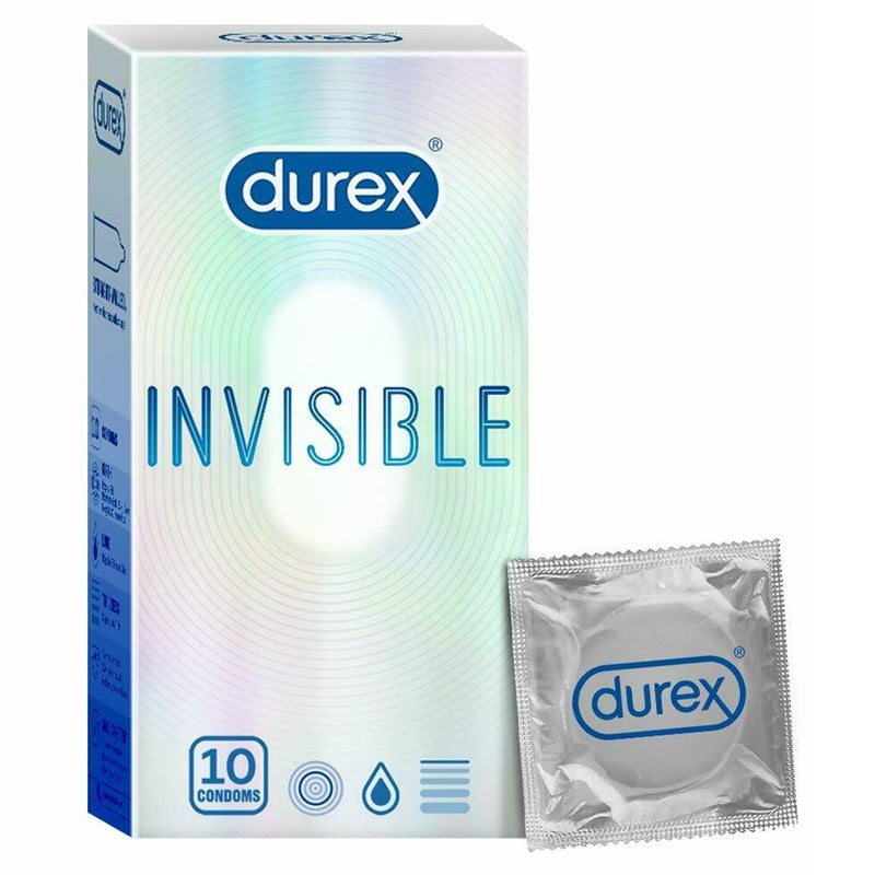 Durex Invisible Lubricated 10er Pack Zweitbild