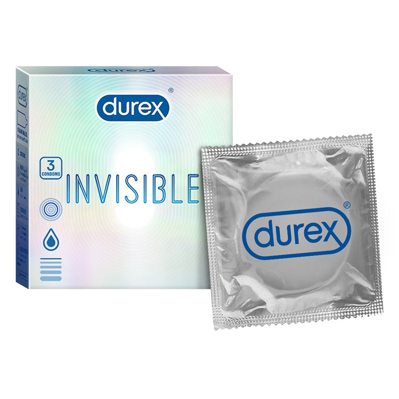 Durex Invisible Lubricated 3er Pack Zweitbild