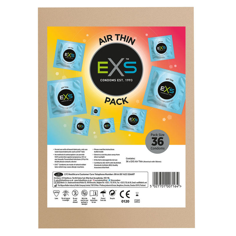 EXS Air Thin Pack 36 Front | WorldCondoms Hauptbild
