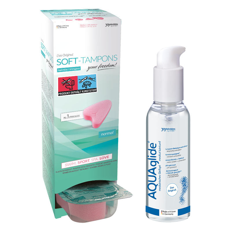 JoyDivision Soft Tampons & Gleitgel Set WorldCondoms JoyDivision Soft Tampons & Gleitgel Set WorldCondoms