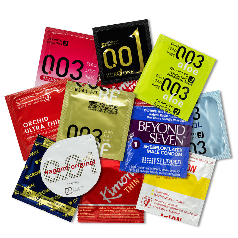Japanische Kondome Sampler Pack