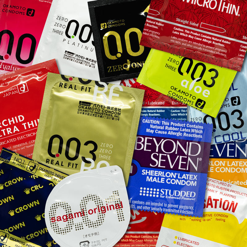 Japanische Kondome Sampler Pack Zweitbild
