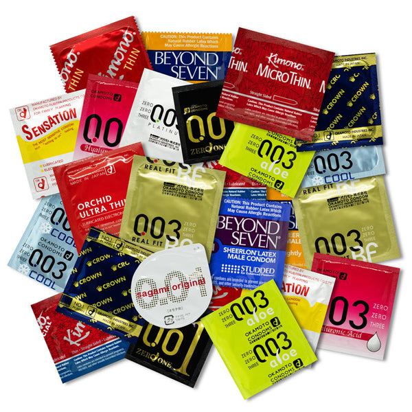 Japanische Kondome Sampler Pack
