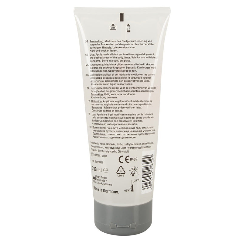 Just Glide Performance 200ml Tube from the back