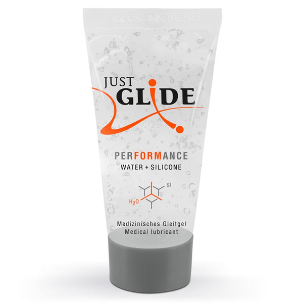 Just Glide Performance 20ml Tube from front
