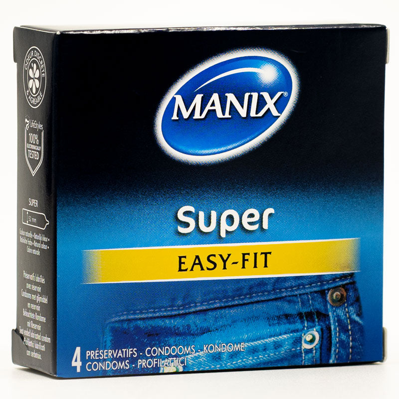 Mates Super Easy-fit Condoms Box 4 Front | WorldCondoms Hauptbild