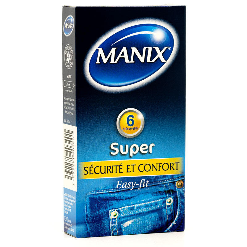 Mates Super Easy-fit Condoms Box 6 Front | WorldCondoms