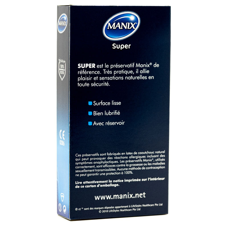Mates Super Easy-fit Condoms Box 6 Back | WorldCondoms