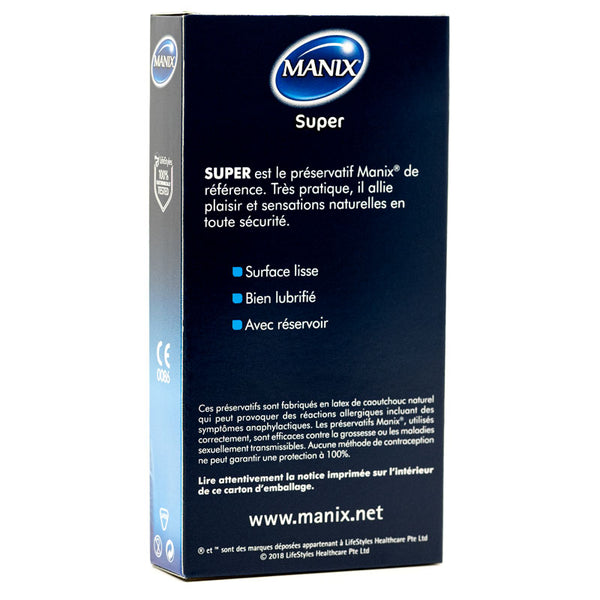 Mates Super Easy-fit Condoms Box 6 Back | WorldCondoms
