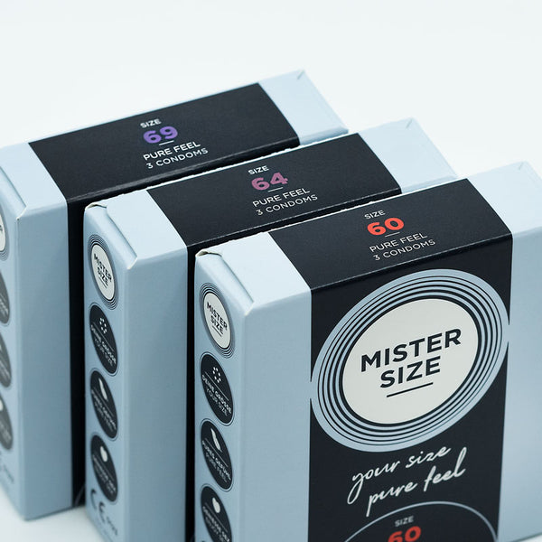 Mister Size Große Kondome Probierpaket 3 x 3 Packungen