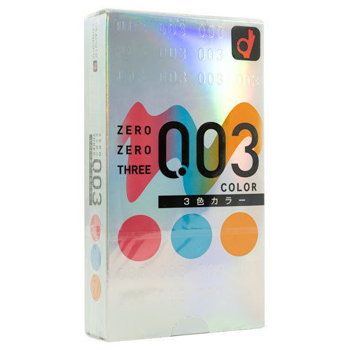 Okamoto 003 Color Box 12 | WorldCondoms