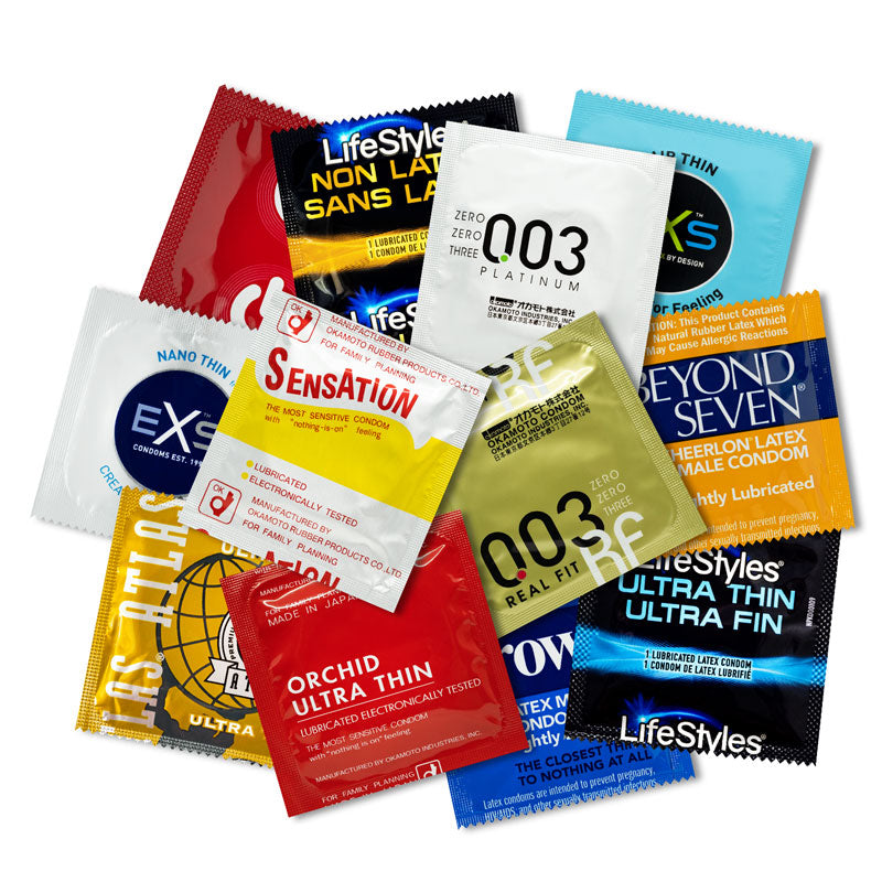Ultradünne Kondome Sampler Pack