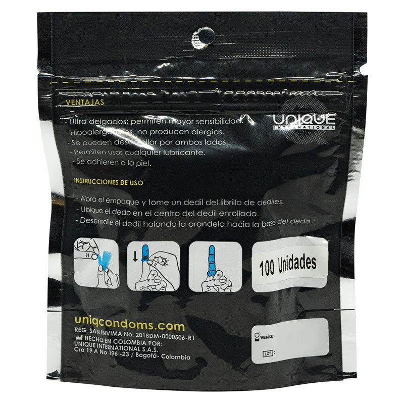 Uniq Dediles Fingerlinge Packung mit 100 Stück Zweitbild